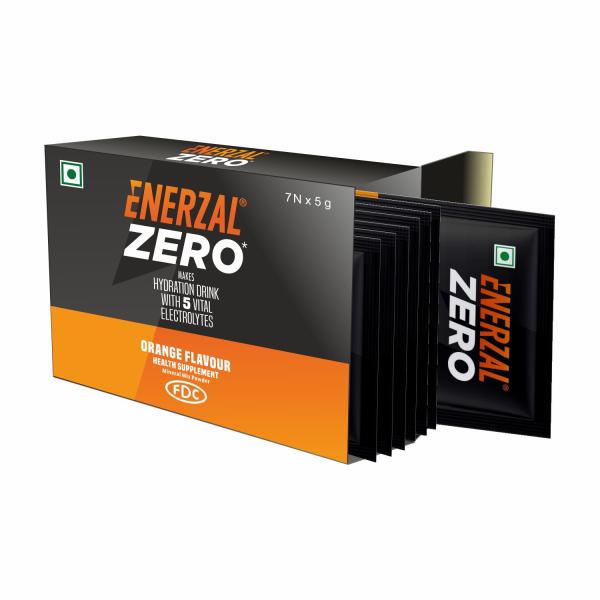 Enerzal Zero Hydration Drink Sachet - Orange 5 gm Online at Best