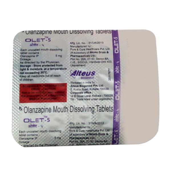 OLET 5 Tablet 15's Price, Uses, Side effects, Substitutes | Netmeds