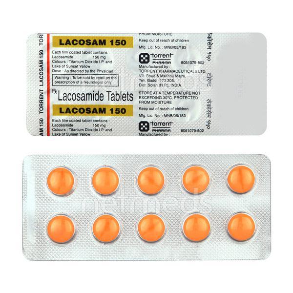 Buy Lacosam 150mg Tablet 10'S Online at Upto 25% OFF | Netmeds