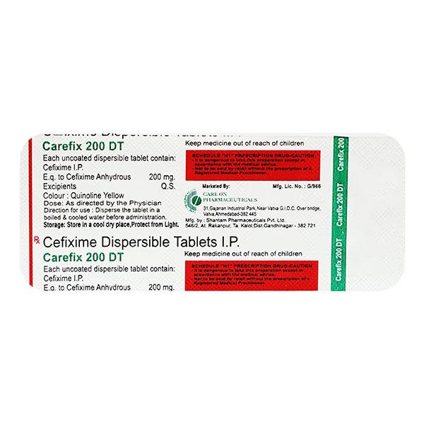 CAREFIX DT 200 Tablet 10's