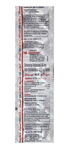 Olmax CH 40/12.5 Tablet 10'S