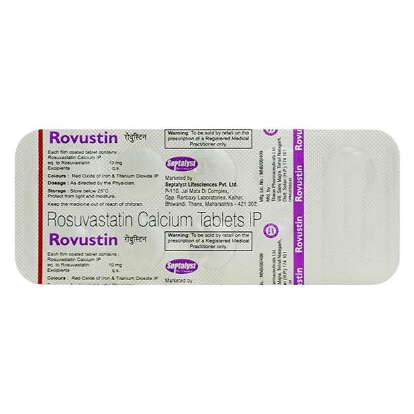 ROVUSTIN 10mg Tablet 10's