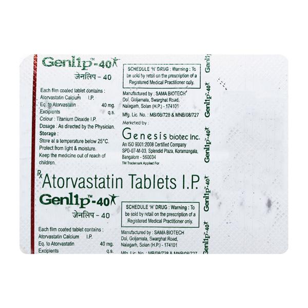 GENLIP 40 Tablet 10's