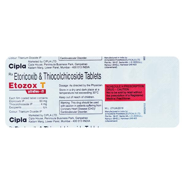 etozox t tablet