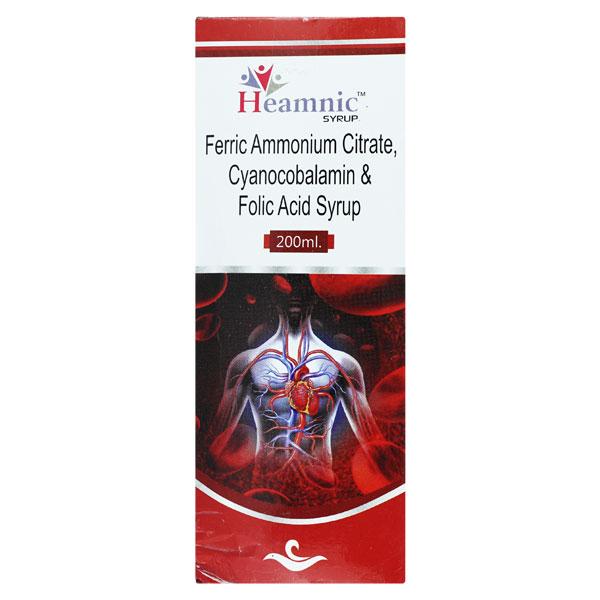 HEAMNIC Syrup 200ml Price, Uses, Side effects, Substitutes | Netmeds