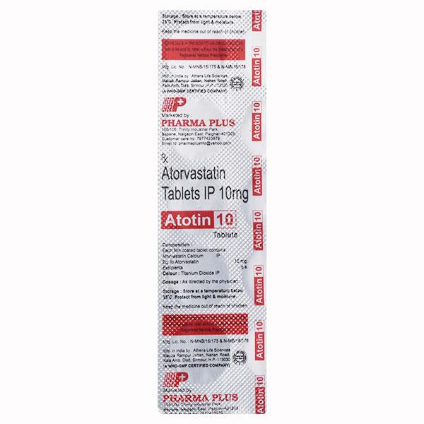 Atotin 10mg Tablet 10'S