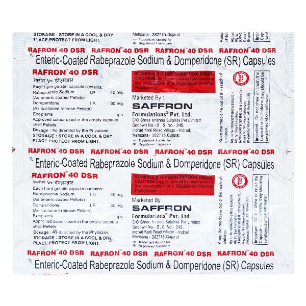 RAFRON DSR 40mg Capsule 15's