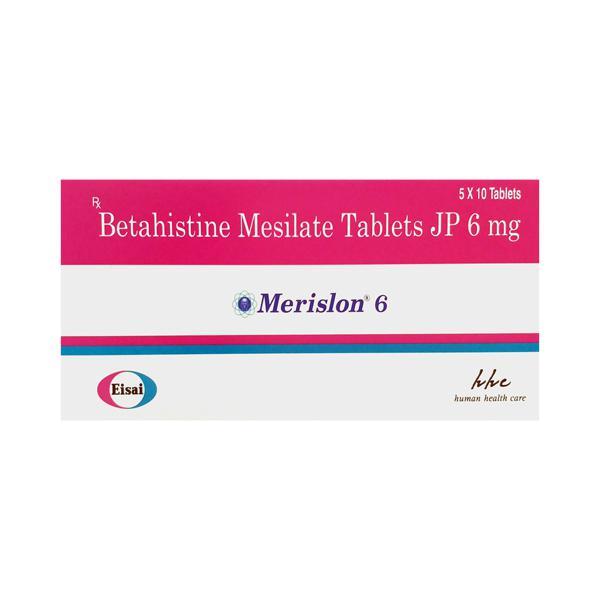 Merislon 6mg Tablet 10'S