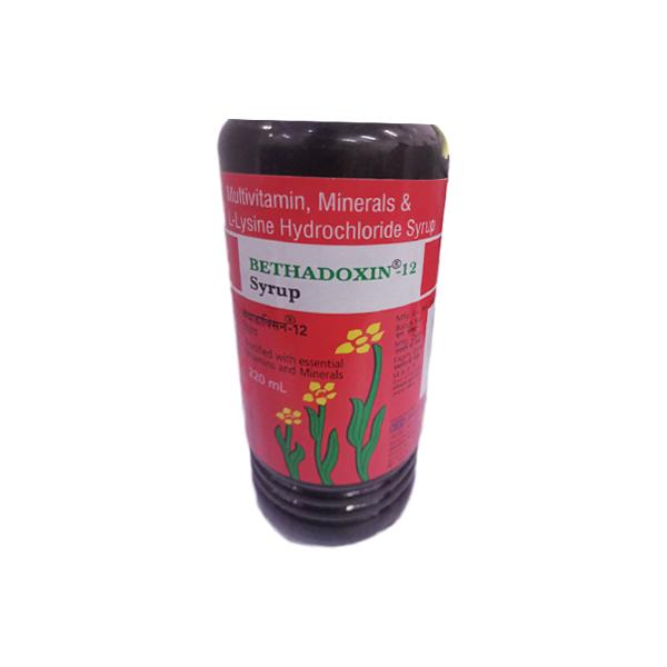 BETHADOXIN 12 Syrup 220ml Price, Uses, Side effects, Substitutes | Netmeds