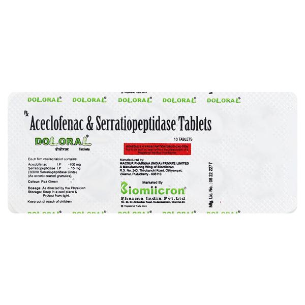 Doloral Tablet 10'S