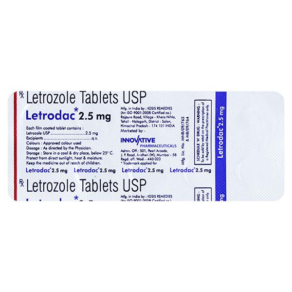 LETRODAC 2.5mg Tablet 10's