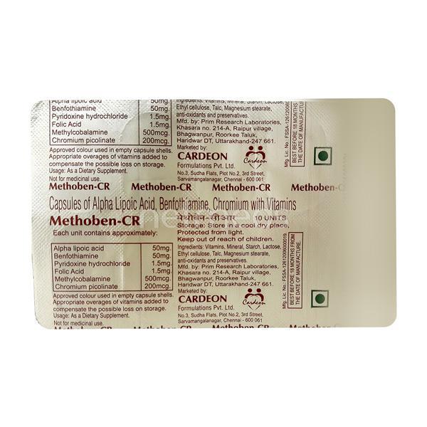 Methoben CR Capsule 10'S