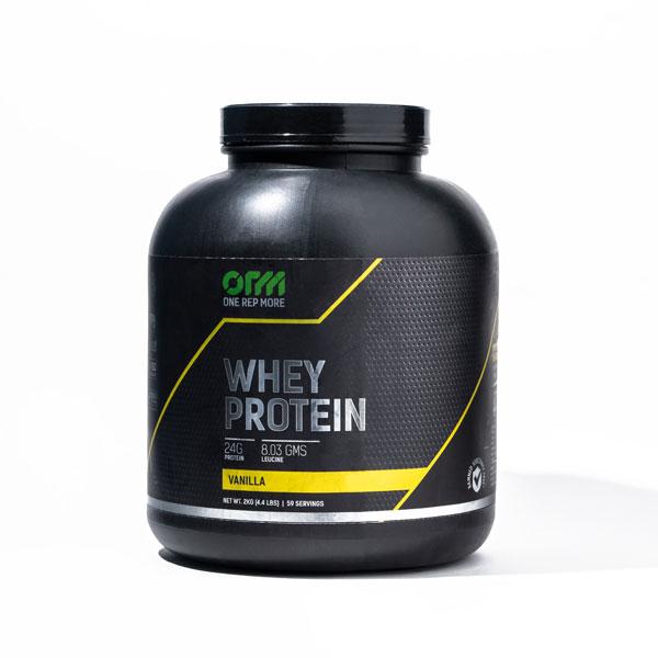 One Rep More-Whey Protein Vanilla Powder 2000 gm