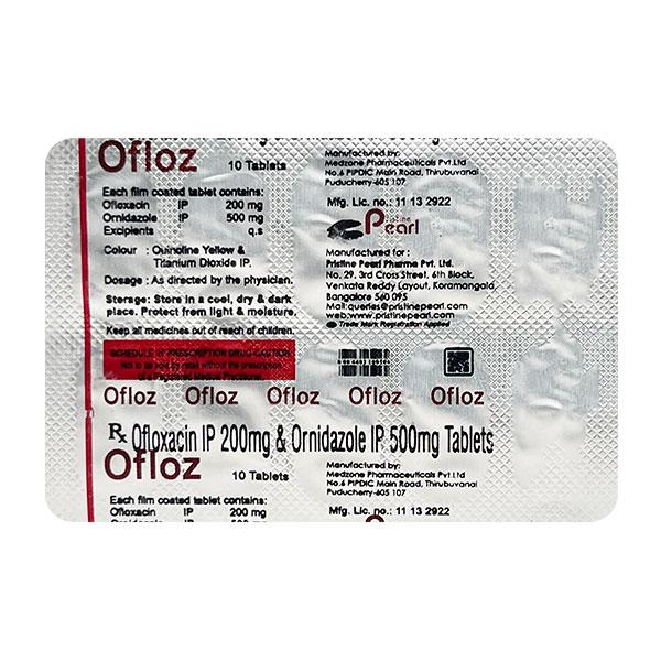 OFLOZ Tablet 10's Price, Uses, Side effects, Substitutes | Netmeds
