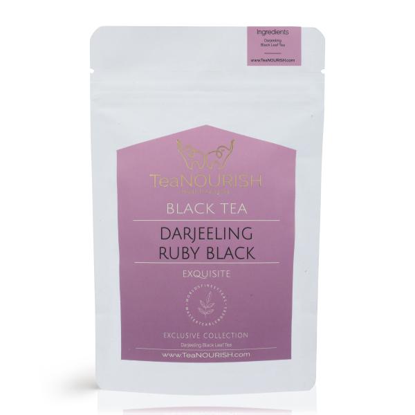 TeaNOURISH Darjeeling Ruby Black Tea 50 gm Online at Best Price - Teas