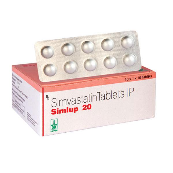 Simlup 20mg Tablet 10'S