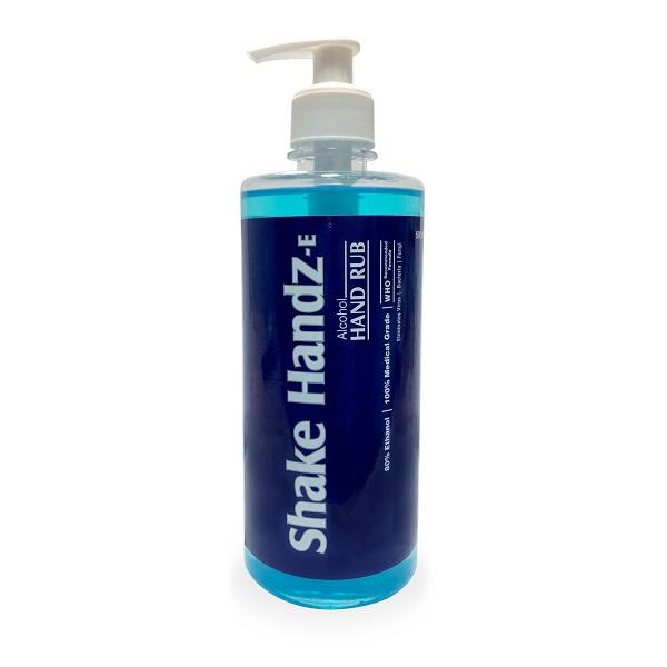 Buy Shake HandZ-E Alcohol Hand Rub With Pump 500 ml Online at ...