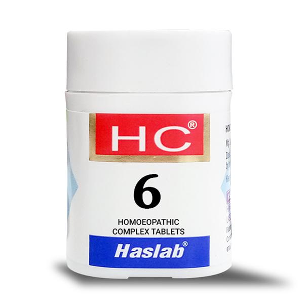 Buy Haslab HC 6 (Homeopathic Complex) Tablet 20 gm Online at Discounted ...