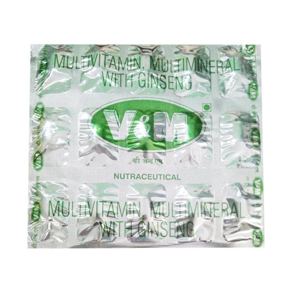 V & M Tablet 15'S