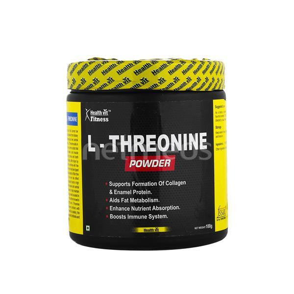 Healthvit Fitness L-Threonine Powder 100Gm