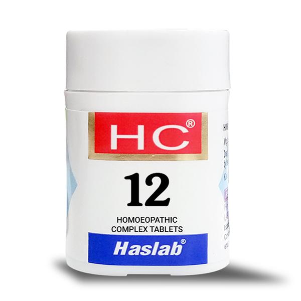 Buy Haslab HC 12 (Homeopathic Complex) Tablet 20 gm Online at ...