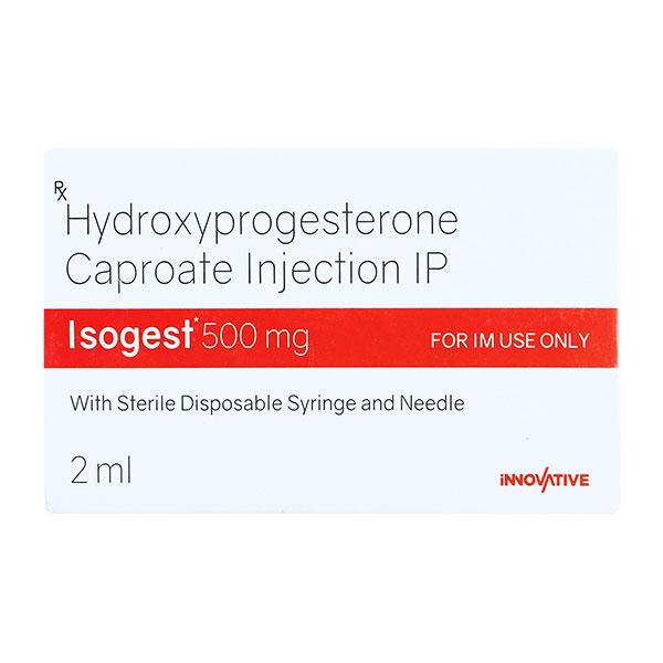 Buy ISOGEST 500mg Injection 2ml Online at Upto 25% OFF | Netmeds