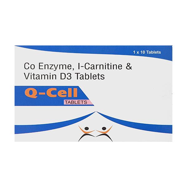 coenzyme q10 & l-carnitine tablets Q CELL Tablet 10's Price, Uses, Side effects, Substitutes