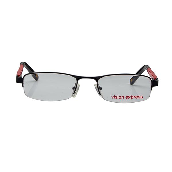 Buy Vision Express 12003 Black Rectangle Eyeglasses (Including Anti ...