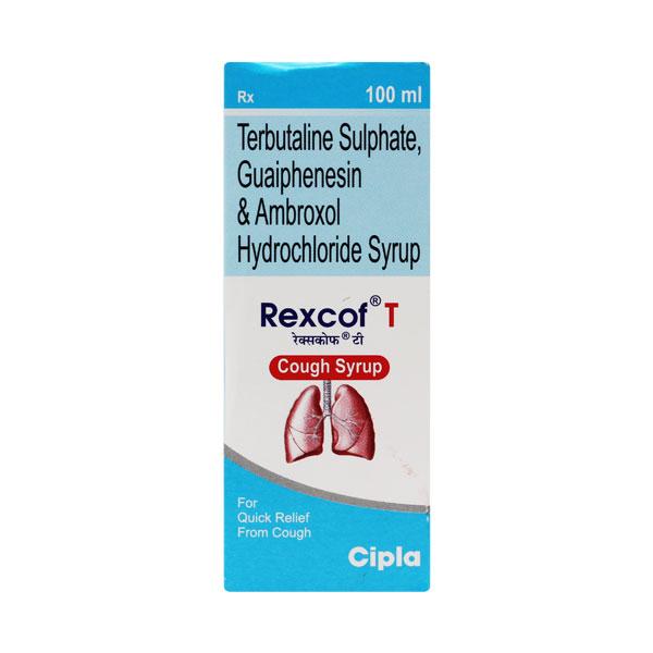 REXCOF T Syrup 100ml : Uses, Side Effects, Price | Netmeds
