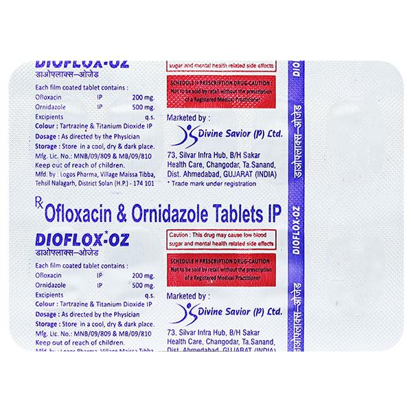 DIOFLOX OZ Tablet 10's