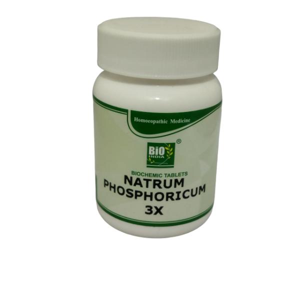 Bio-India's Biochemic Tablet - Natrum Phosphoricum 3X 25 gm Online at ...
