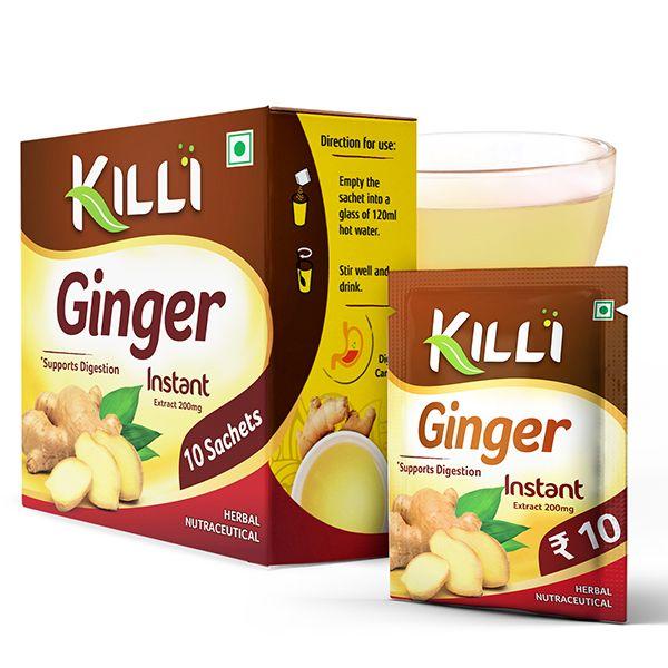 Killi Ginger Instant Drink Sachet 10's