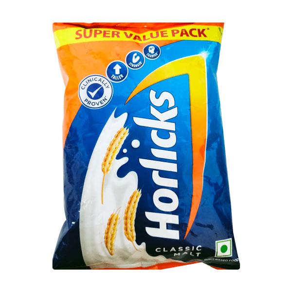 Horlicks Health Drink Powder - Classic Malt (Super Saver Pack) (Pouch ...