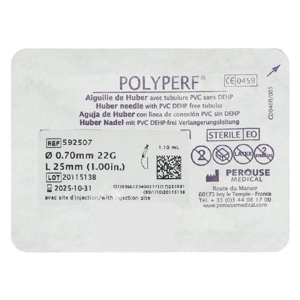 Polyperf Huber Needle (22 G) (0459) 1's