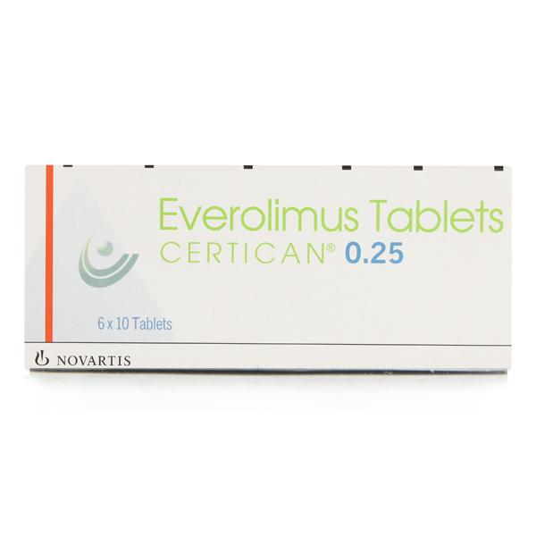 certican 0.25mg tablet