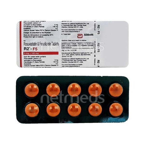 R2 F 5mg Tablet 10'S : Uses, Side Effects, Price | Netmeds