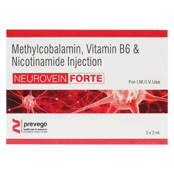 NEUROVEIN FORTE Injection 2ml Price, Uses, Side effects, Substitutes ...