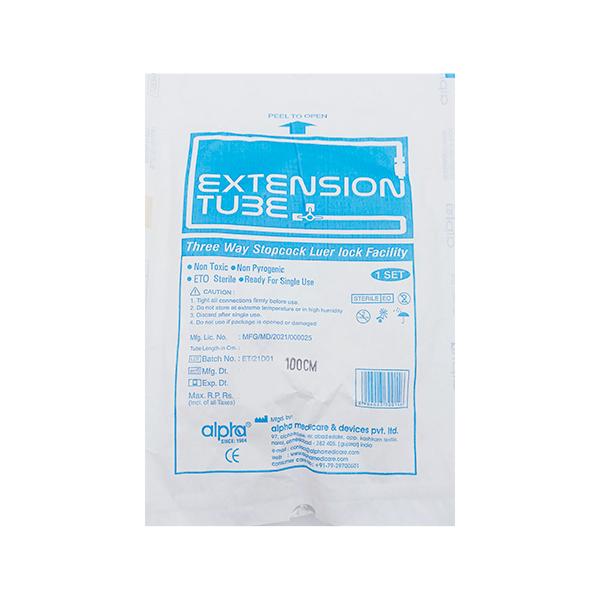Alpha Extension Tube - 100 CM 1's Online at Best Price - Catheters & Tubes