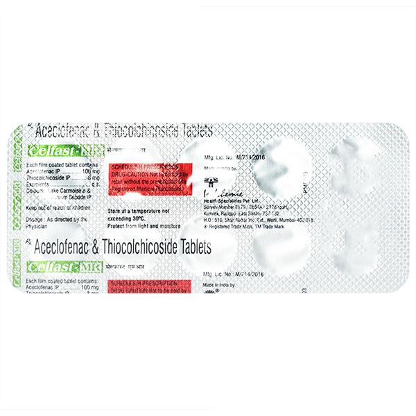 Buy CELFAST MR 8 Tablet 10's Online at Upto 25% OFF | Netmeds