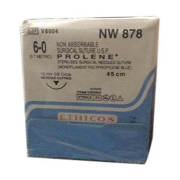 Johnson & Johnson Ethicon Prolene Non Absorbable Surgical Suture (6-0 ...