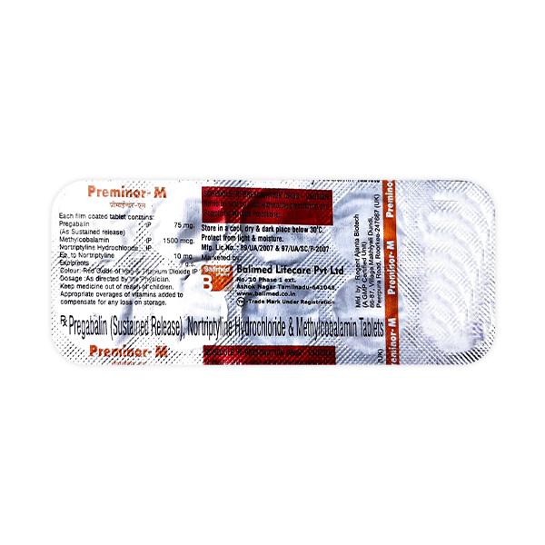 PREMINOR M Tablet 10's Price, Uses, Side effects, Substitutes | Netmeds