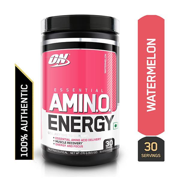Buy Optimum Nutrition (ON) Amino Energy Watermelon 30 Servings 270 gm ...