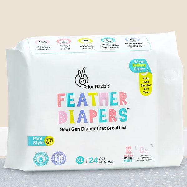 R for Rabbit Feather Baby Diaper Pant - XL 1's Online at Best Price ...
