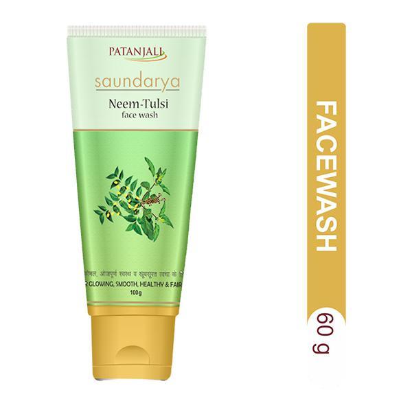 Patanjali Saundarya Face Wash - Neem Tulsi 100 gm