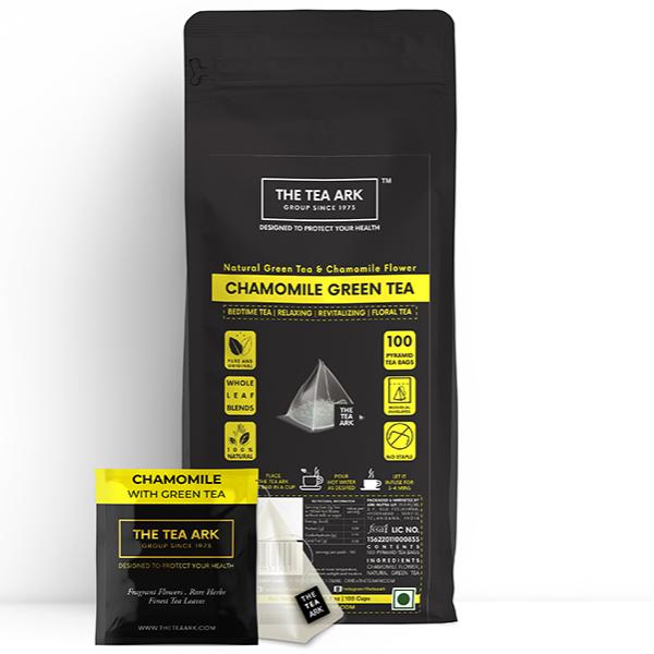 The Tea Ark Organic Tea Bags - Chamomile Green Tea 100's Online at Best ...