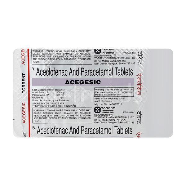Acegesic Tablet 10'S