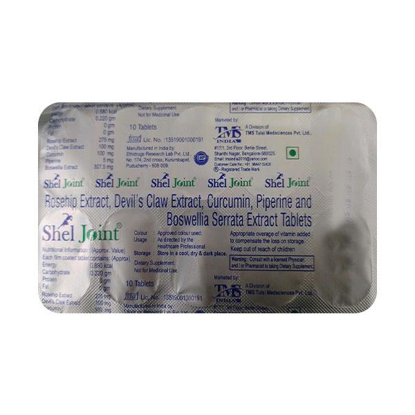 SHEL JOINT Tablet 10's Price, Uses, Side effects, Substitutes | Netmeds