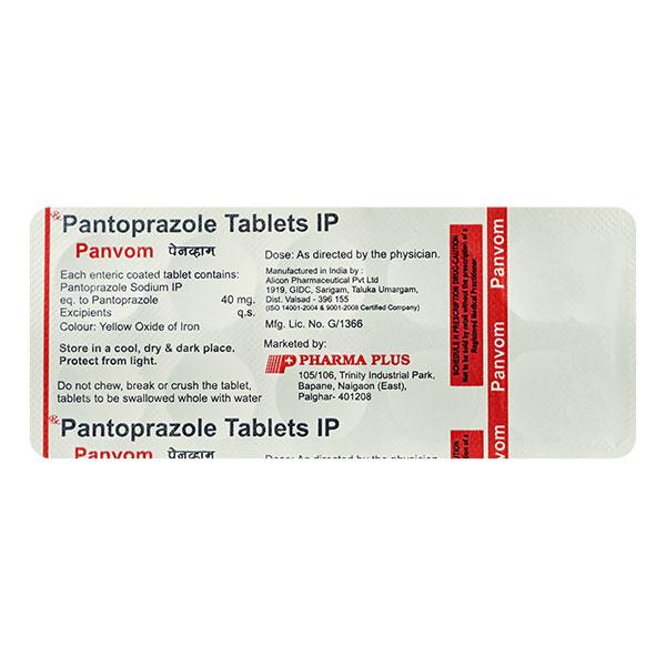 PANVOM 40 Tablet 10's