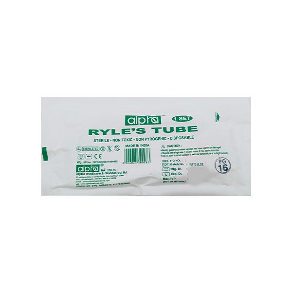 Alpha Ryle's Tube (FG 16) 1's Online at Best Price - Ryle's Tube