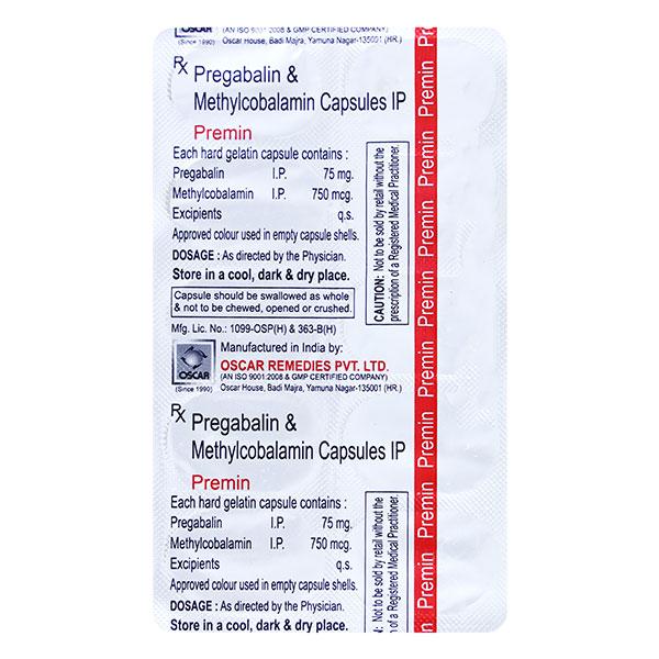 PREMIN Capsule 10's Price, Uses, Side effects, Substitutes | Netmeds